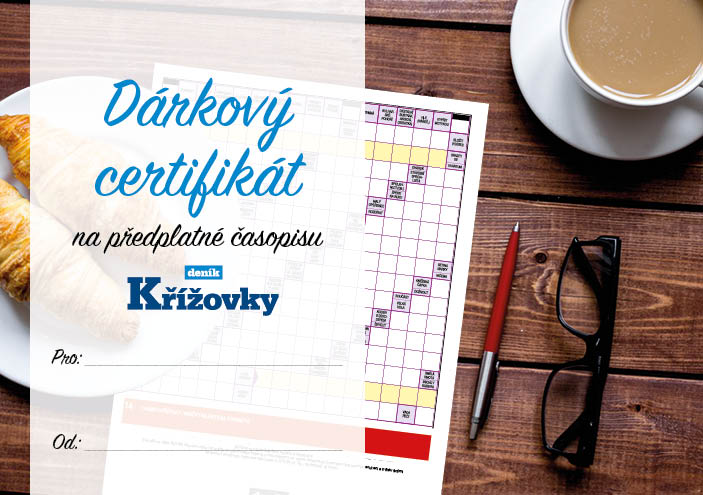 Deník Křížovky certifikát