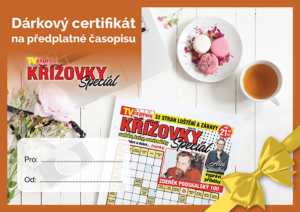 TV expres křížovky certifikát