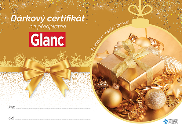 Glanc certifikát vánoční