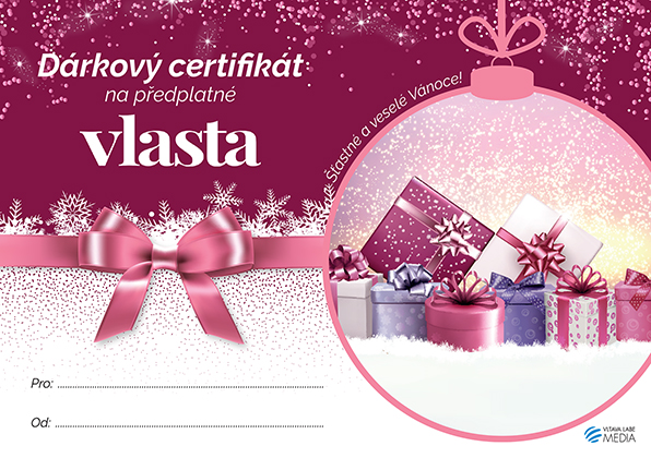 Vlasta certifikát vánoční