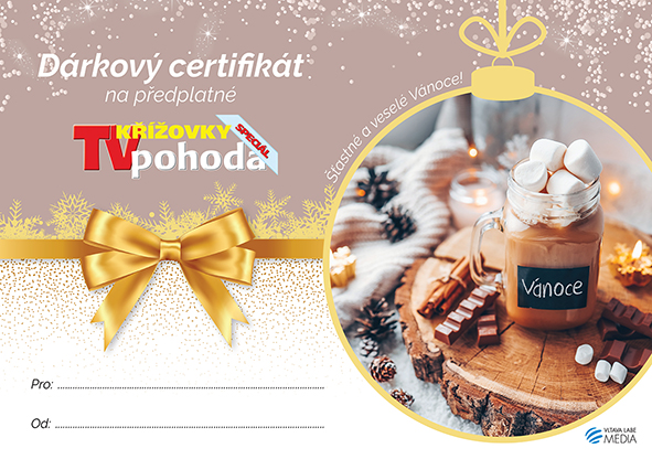 TV pohoda křížovky certifikát vánoční