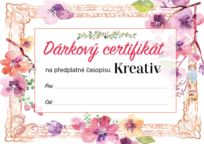 Certifikát Kreativ