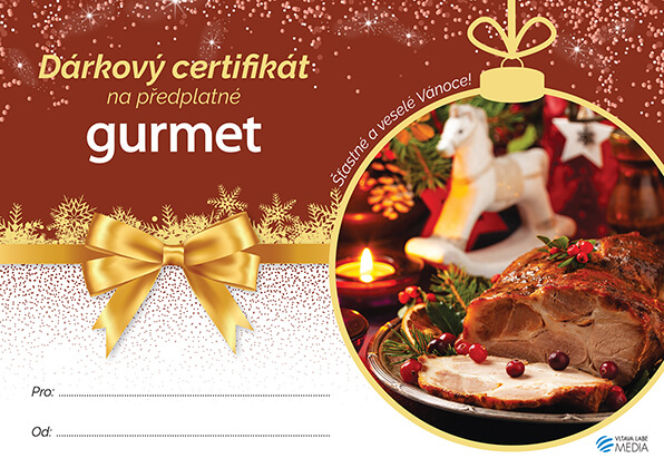 Gurmet vánoční certifikát