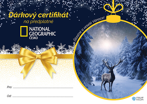 National Geographic vánoční certifikát