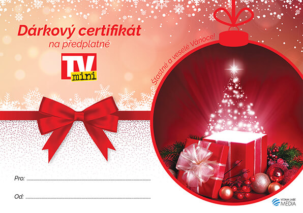 TV mini vánoční certifikát