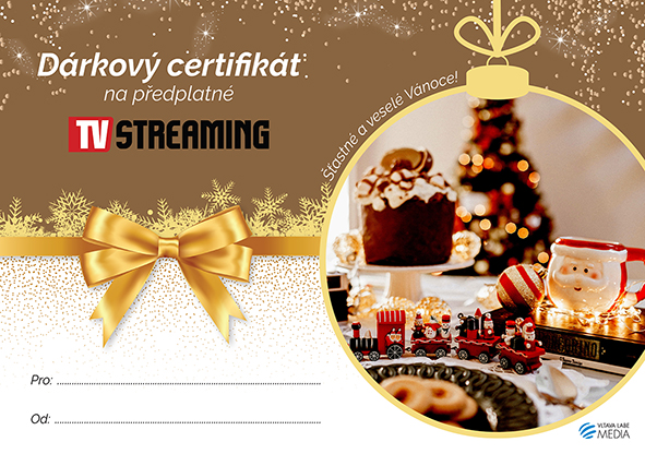 TV streaming certifikát vánoční